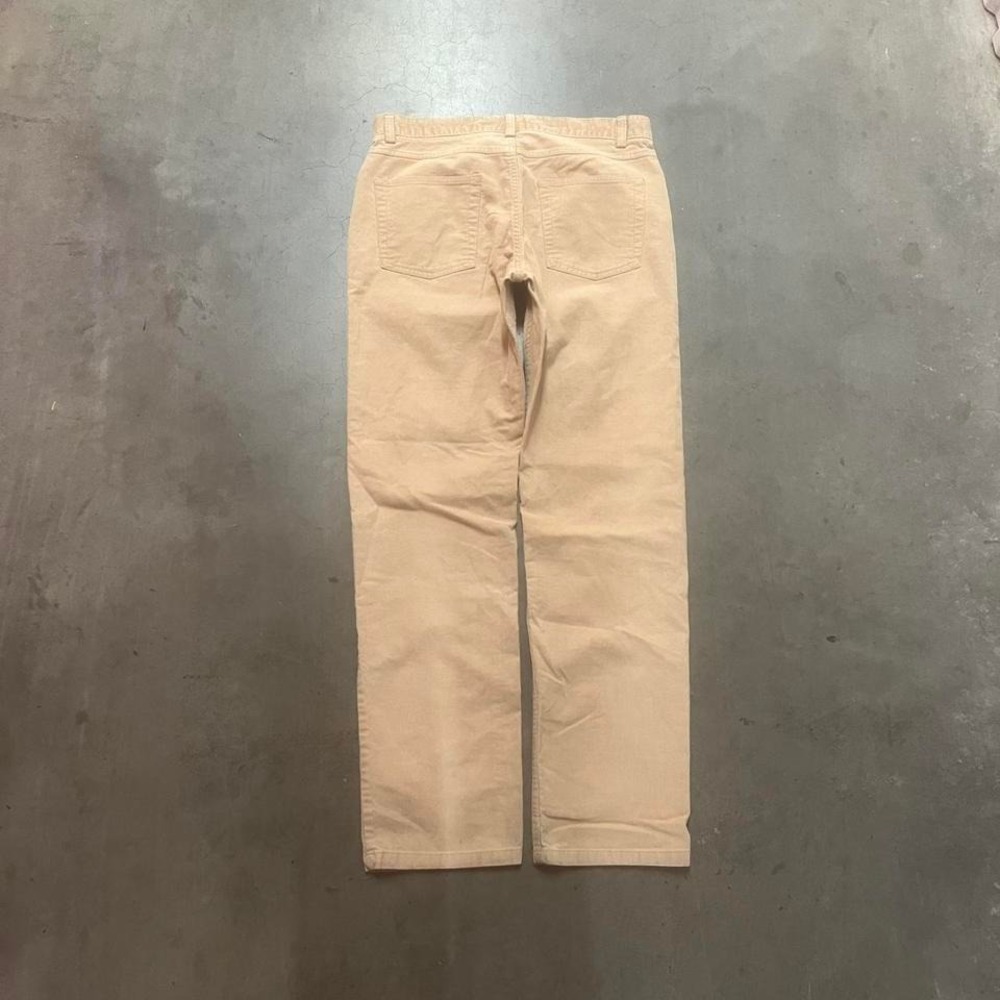 Brooks brothers men's cream straight fit chino‎ corduroy pants preppy 32